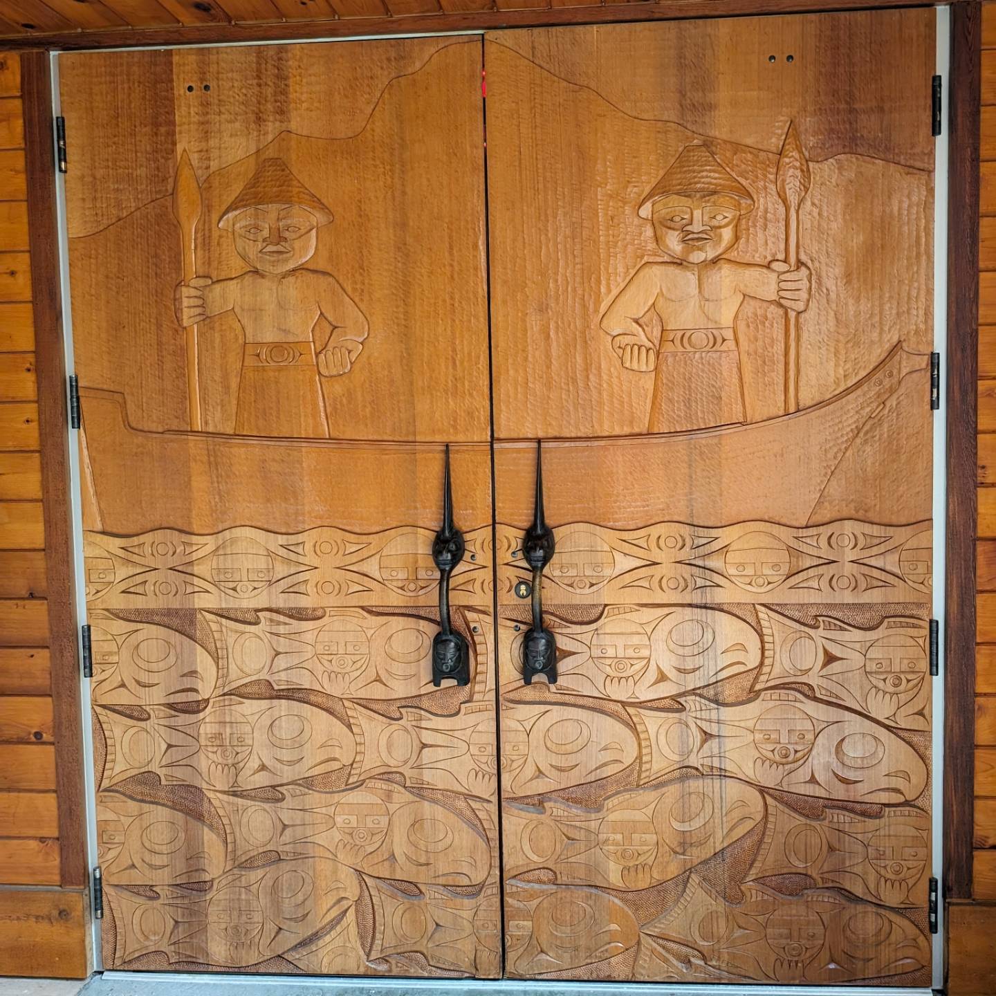Doors to Tulalip Hibulb Cultural Center